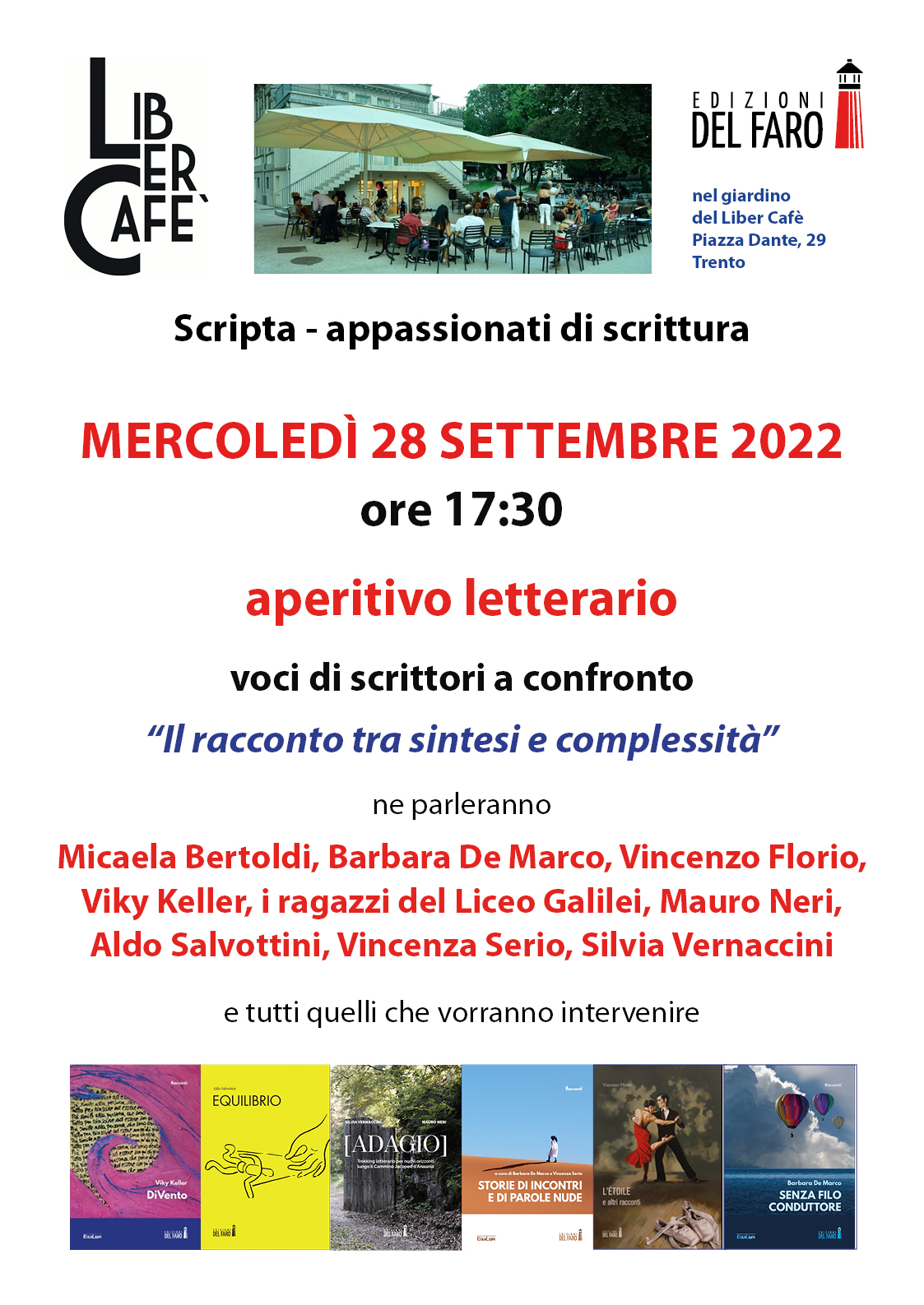 Liber Cafè locandina settembre 22